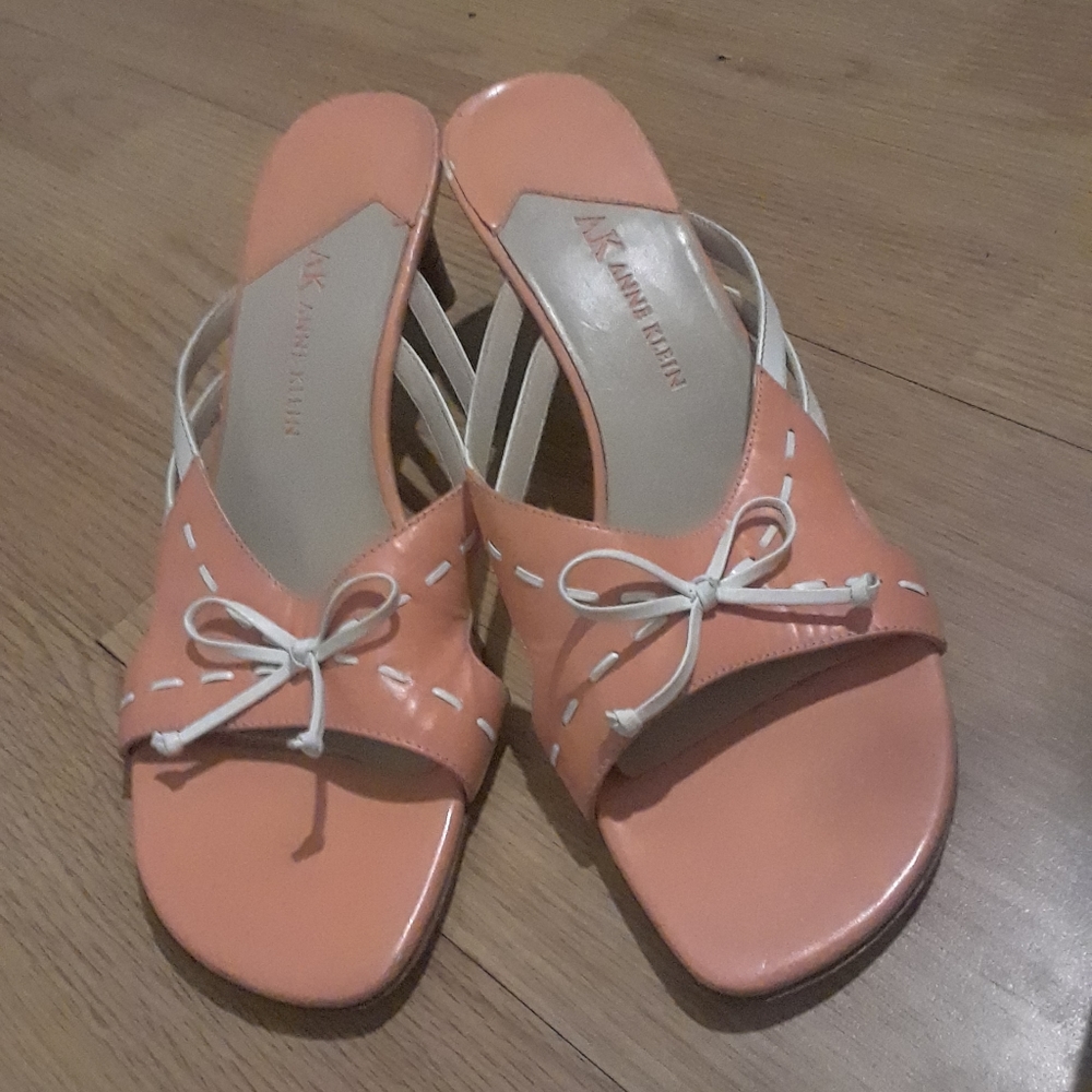 Anne Klein Pink Heeled Sandal